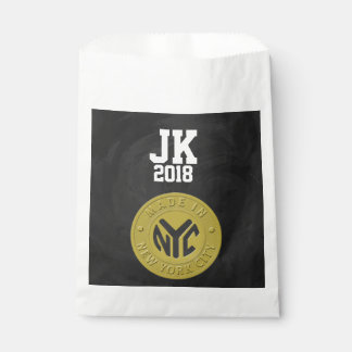 Sacolinha 12 de 12 Partido Token Favor Bag de Nova York