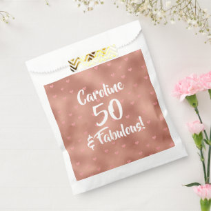 Sacolinha 50 e Fabuloso Aniversário Personalizado