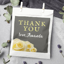 Sacolinha 80 Floral de Flor Rosa Amarelo Aniversário