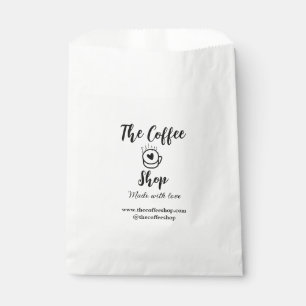 Sacolinha A loja de café e o negócio de mídia social do site