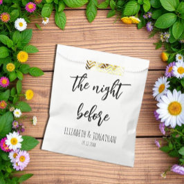 Sacolinha A Noite Antes Do Janto De Ensaio De Casamento