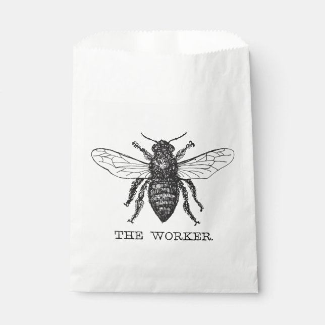 Sacolinha Abeja Trabalhadora Mel Abelha Preta (Frente)