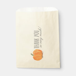 Sacolinha Abóbora | Obrigado Favor Bag