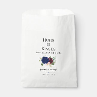 Sacolinha Abraços e beijos do novo casamento floral da Sra.