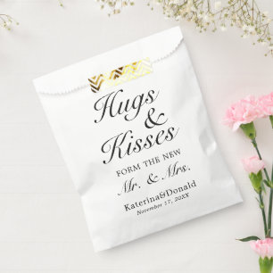 Sacolinha Abraços e Kisses Bolsas Favoritas ao Casamento
