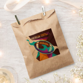 Sacolinha Abstrato de Futebol Americano