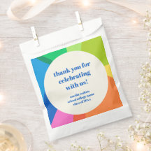 Abstrato Rainbow Festa de formatura Personalizada 
