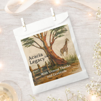 Sacolinha Acacia Legacy™: Agradece | Africano Personalizado