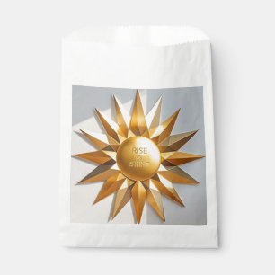 Sacolinha Acorda e brilha estrela dourada