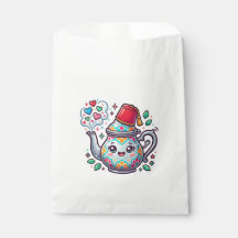 Adega de Chá Kawaii Marroquina de Hortelã Adesivo