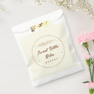 Sacolinha Adesivo do logotipo da Padaria Sweet Little Bites