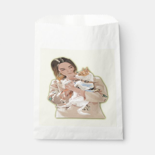 Sacolinha Adicionar personalização fotográfica (Frente)
