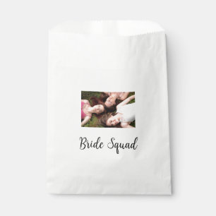 Sacolinha Adicione o seu nome de foto: bridesmaid squad brid