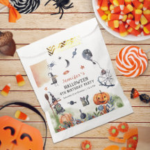 Adorável Halloween de Aniversário de criança de Aq