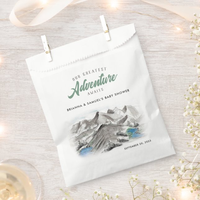 Sacolinha Adventure Aguarda Montanhas Chás de fraldas Casais (Cortado)