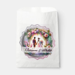 Sacolinha African-American Moonlight Wedding Favor Bags