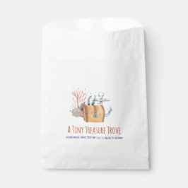 Sacolinha Ahoy, é um Chá de fraldas náutico, Bolsas de favor