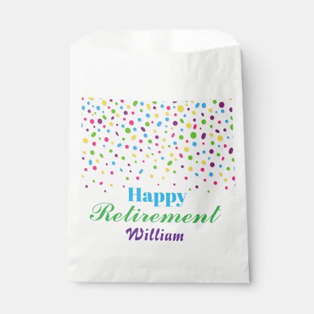 Sacolinha Ajuste Feliz de Confiança de Cores Personalizado (Frente)