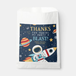 Sacolinha Alcance quatro estrelas no espaço Aniversário Obri