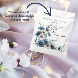 Sacolinha Algo Azul Antes que eu faça Chá de panela