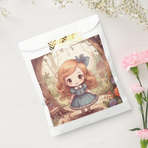 Sacolinha Alice Aventuras Encantadoras Floresta Arte Fofa