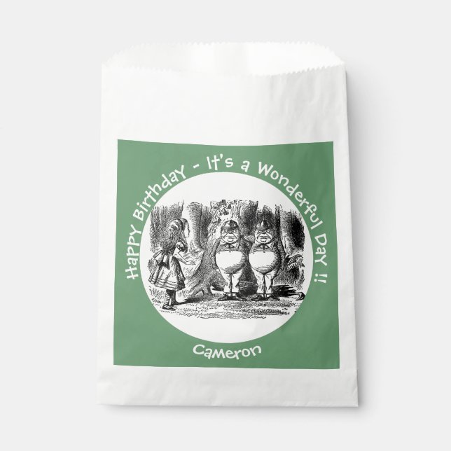 Sacolinha Alice no País das Maravilhas (Frente)