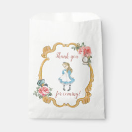 Sacolinha Alice no Partido de Onederland Favor Bag