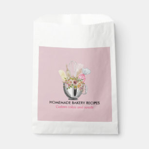 Sacolinha Alimentos de Padaria Rosa Cozinheiro Chef Pessoal