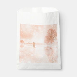 Sacolinha Amantes em lagoa congelada