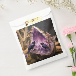 Sacolinha Ametyst Crystal - Crows Blackbird Ravens