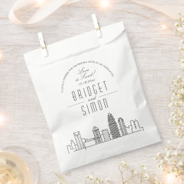 Sacolinha Amor em Charlotte | Bolsas de Favor de Casamento