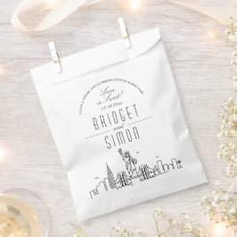 Sacolinha Amor em Nova Iorque | Bolsas de Favor de Casamento