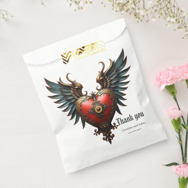 Sacolinha Amor eterno, elegância surreal no estilo steampunk (Selado)