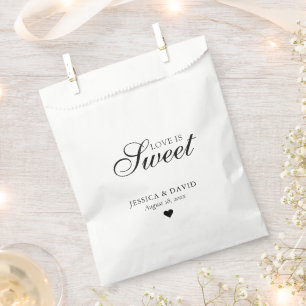 Sacolinha Amor Simples é Bonito Favor de Casamento Bag