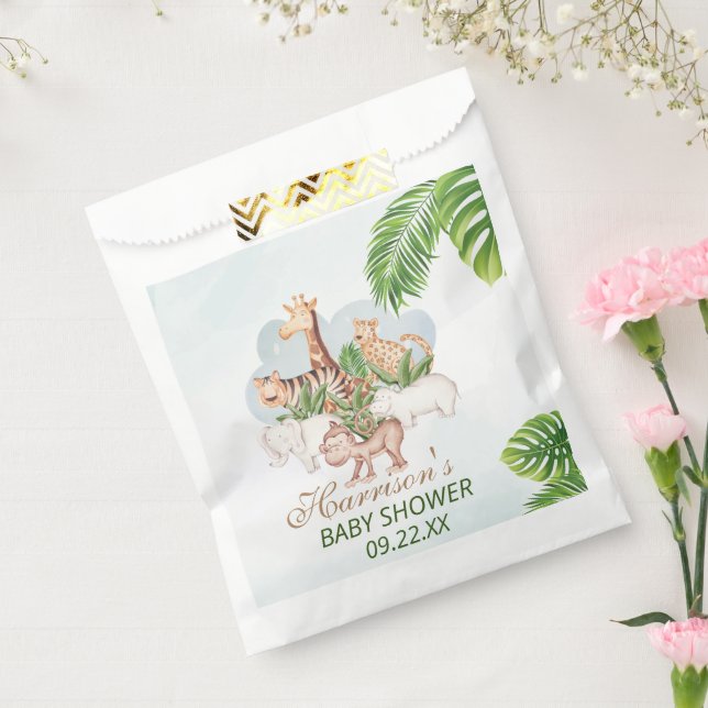 Sacolinha Animais da Floresta Chá de fraldas Selvagem (Selado)