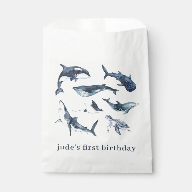 Sacolinha Animais do Oceano (Frente)