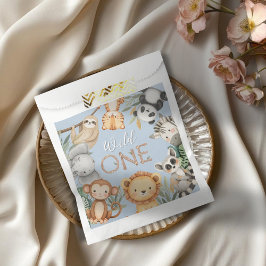 Sacolinha Animais Selvagens Tropicais de Pastel, Uma Selva S