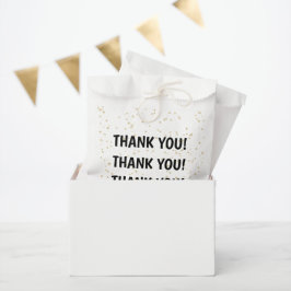 Sacolinha Aniversário Adulto Dourado Brilhante Preto