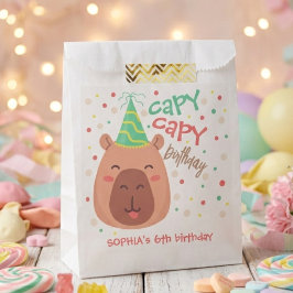 Sacolinha Aniversário capivara capy capy