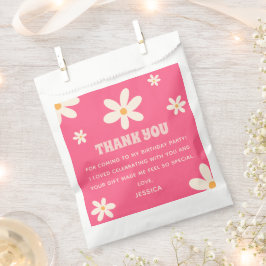 Sacolinha Aniversário das Crianças de Verão Rosa Quente Obri