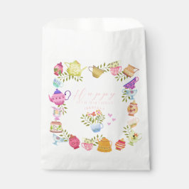 Sacolinha Aniversário de bules e cobaias