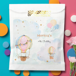 Sacolinha Aniversário de criança de balões de ar quente com 