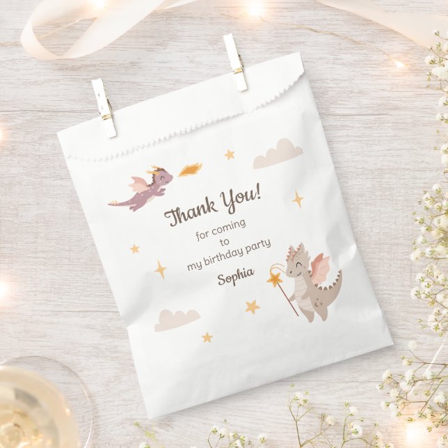 Sacolinha Aniversário de criança de Estrelas de Pastel (Cortado)