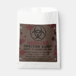 Sacolinha Aniversário do Apocalypse Zombie | Halloween Bioha