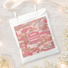 Sacolinha Aniversário do Exército de Camo Rosa Rosa-Rosa, Ro