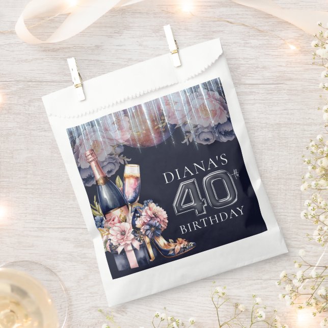 Sacolinha Aniversário do Luxo 40º Dia Personalizado (Cortado)