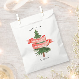 Sacolinha Aniversário Pequeno da Feliz de Pinheiros com Aqua