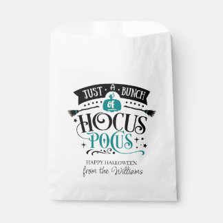 Sacolinha Apenas um monte de Hocus Pocus Typografia Teal