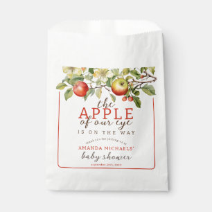 Sacolinha Apple Watercolor de Nosso Bebê De Queda De Olho