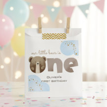 Aquarela nosso pequeno urso é um aniversário de be